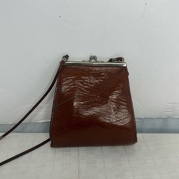 Kiss Lock closure Elegant Brown Mini Bag - Picture 1 of 7